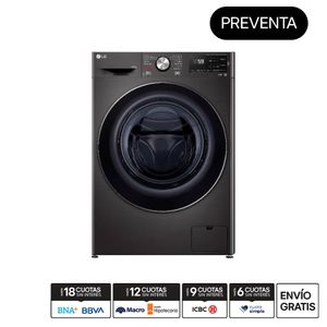 PREVENTA Lavarropas LG WM10BVC4S6 10kg Inverter Color Negro