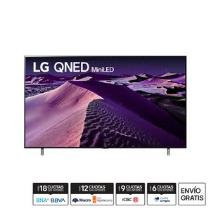 Smart TV 86” QNED QNED85SRA 4K con ThinQ AI α7 LG