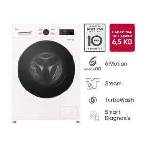 PREVENTA - LAVARROPAS CARGA FRONTAL DE 6,5 KG WM65GWVFS6 │ BLANCO │ INVERTER DIRECT DRIVE │STEAM