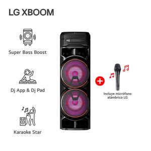 TORRE DE SONIDO XBOOM RNC9 │1800 W │DOUBLE SUPER BASS BOOST │MULTI BLUETOOTH