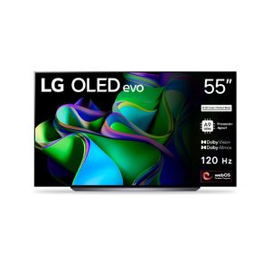 TV OLED evo AI 55" │ Uhd 4K │ Procesador Alpha 9 6ta Gen con Inteligencia Artificial │ 55OLEDC3