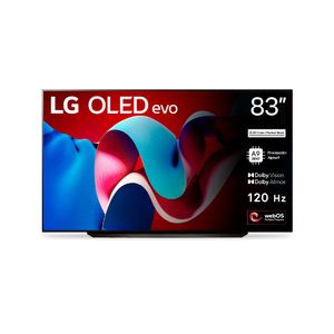 TV OLED evo AI 83" │ UHD 4K │ Procesador Alpha 9 7ma gen con Inteligencia Artificial │ 83OLEDC4
