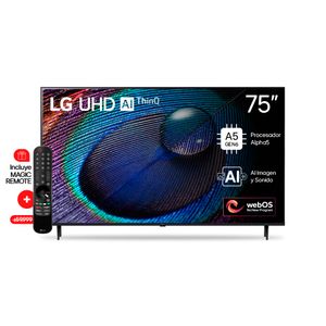TV UHD AI 75" │ 4K │ Procesador Alpha 5 6ta Gen con Inteligencia Artificial │ 75UR9050